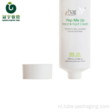 100ml cosmetische verpakking plastic buis met schroefdop